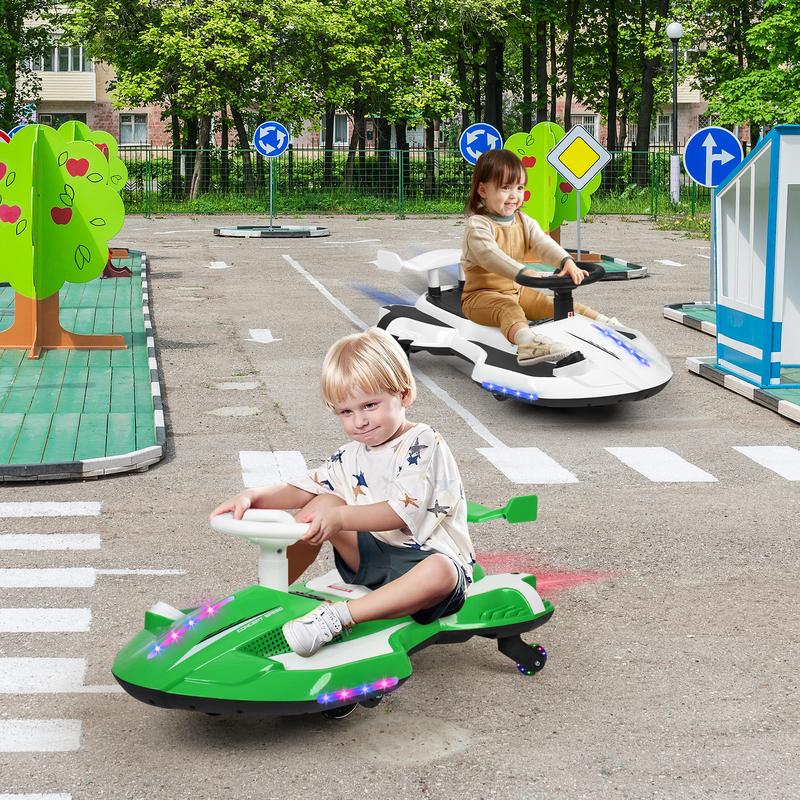 DriftRide 2-in-1 Electric Wiggle Car